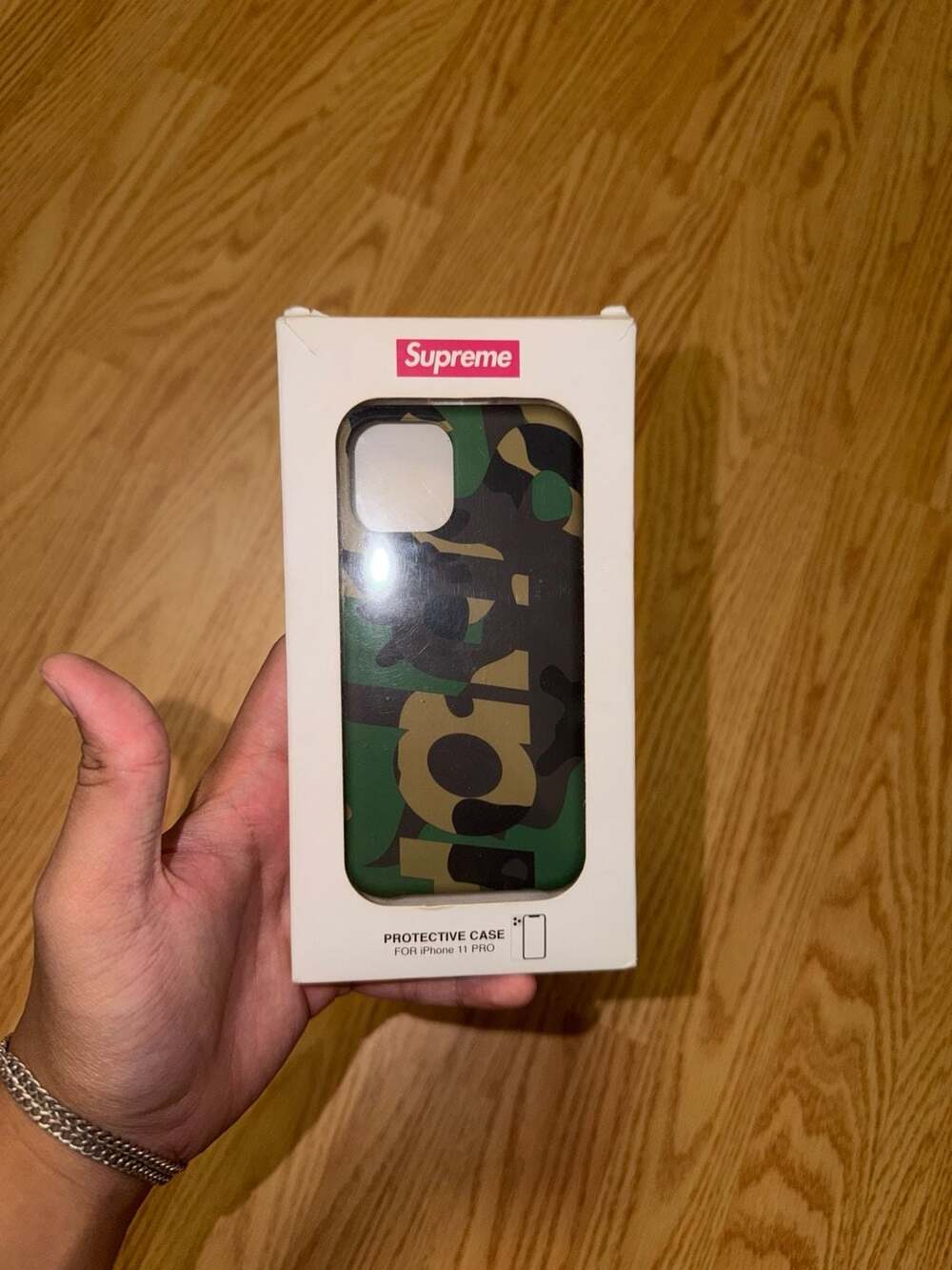 Supreme Camo iPhone Case Woodland Camo 11 Pro Case‼️SHIP FAST‼️OPEN NEVER USED